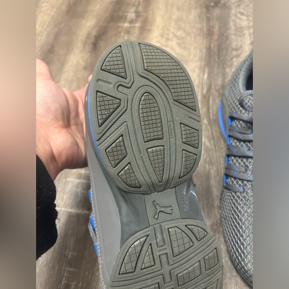 PUMA AXELION SPARK LOW TRAINERS SPORTS SNEAKERS MEN SHOES GREY/BLUE - Picture 6 of 11